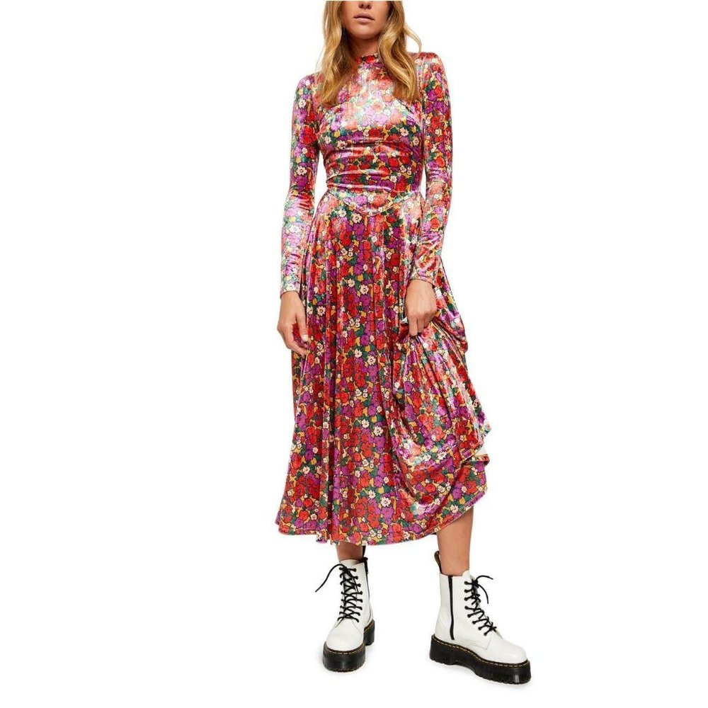 Free People $198 Heartland Floral Dress Medium
